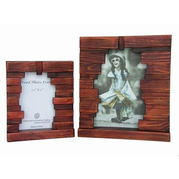 Sunshine Trading Sunshine Trading ST-09-7 Handmade Wood Photo Frame - 5 x 7 Inch ST-09-7 - main